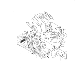 Part Location Diagram of 931-07911 MTD Panel-dash a style